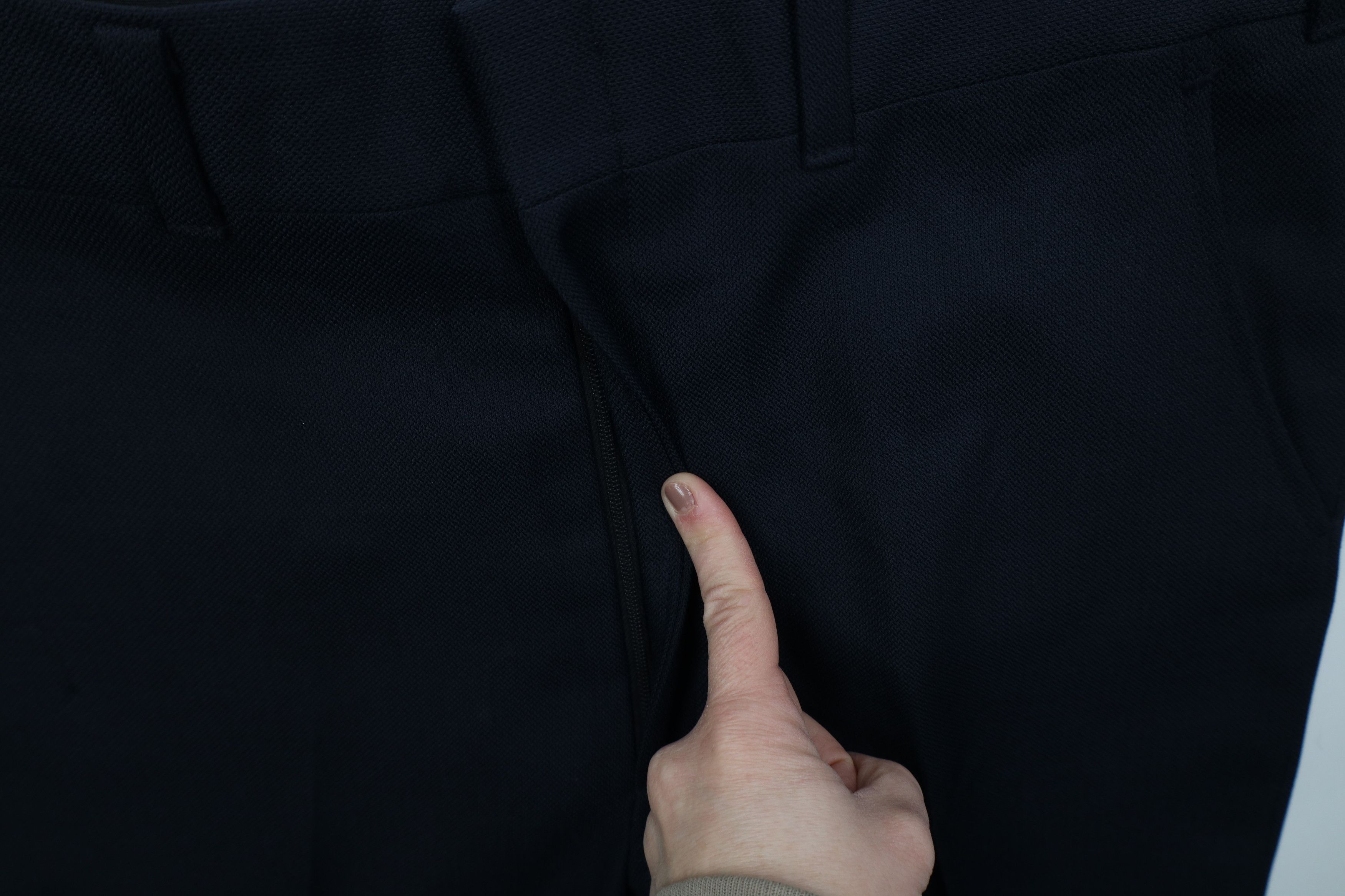 Vintage Vintage 70s Streetwear Wide Leg Chino Pants Navy Blue USA Size US 36 / EU 52 - 6 Thumbnail