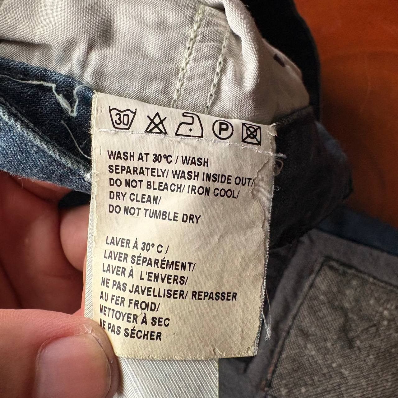 Acne Studios Lanvin x Acne Studios Patchwork Denim Pants Size US 29 - 13 Thumbnail