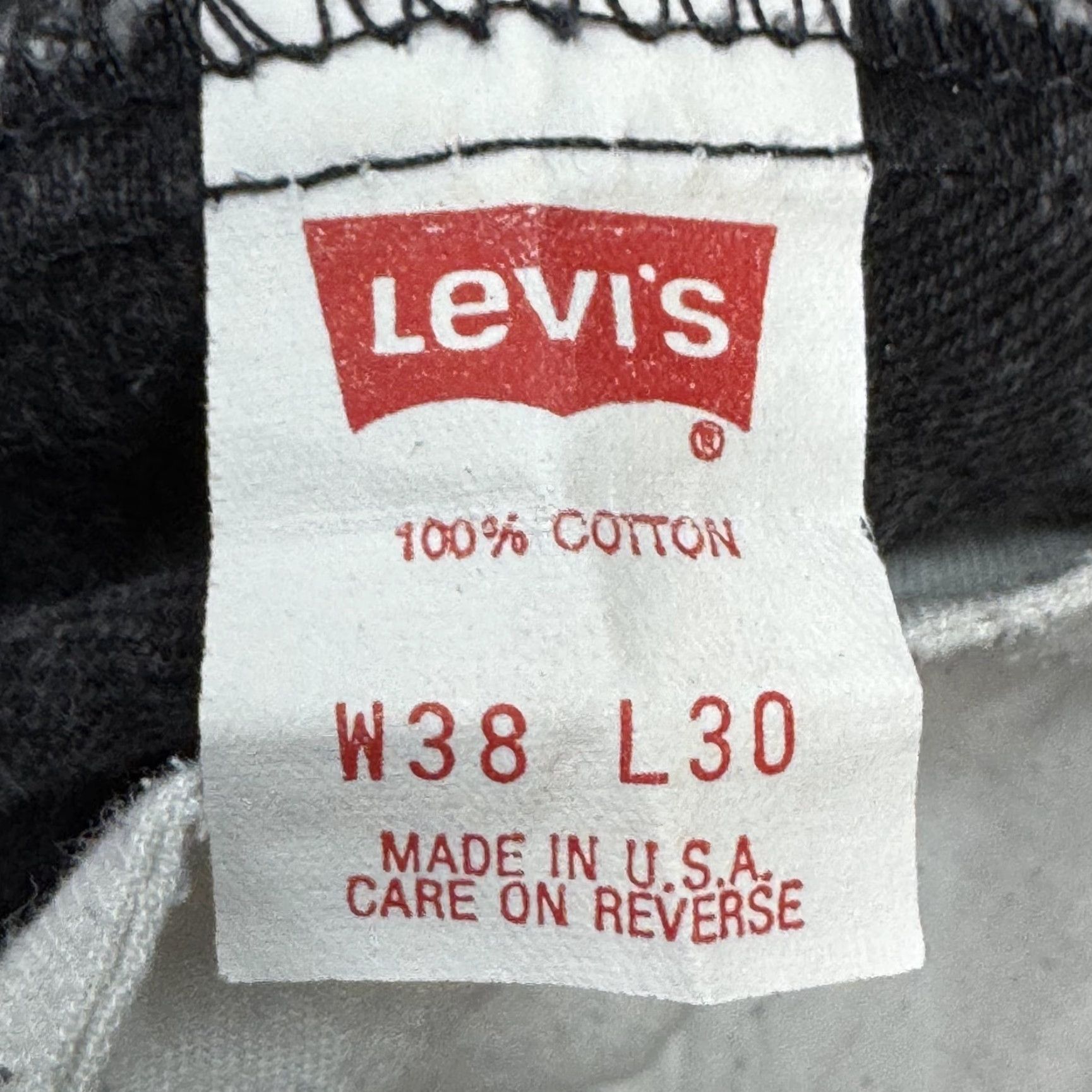 Levi's Vintage Levi's 560 Jeans Mens 38x30 Black 90s Loose Made USA Pants Denim Jeans 560 Mens Size US 38 / EU 54 - 5 Thumbnail