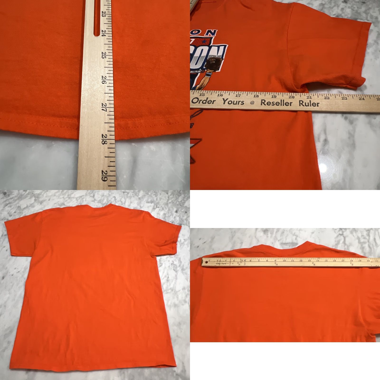 Gildan VINTAGE Houston Astros MLB Tshirt Large 2017 Post Season” The Future Is Now” Orange Size US L / EU 52-54 / 3 - 8 Thumbnail