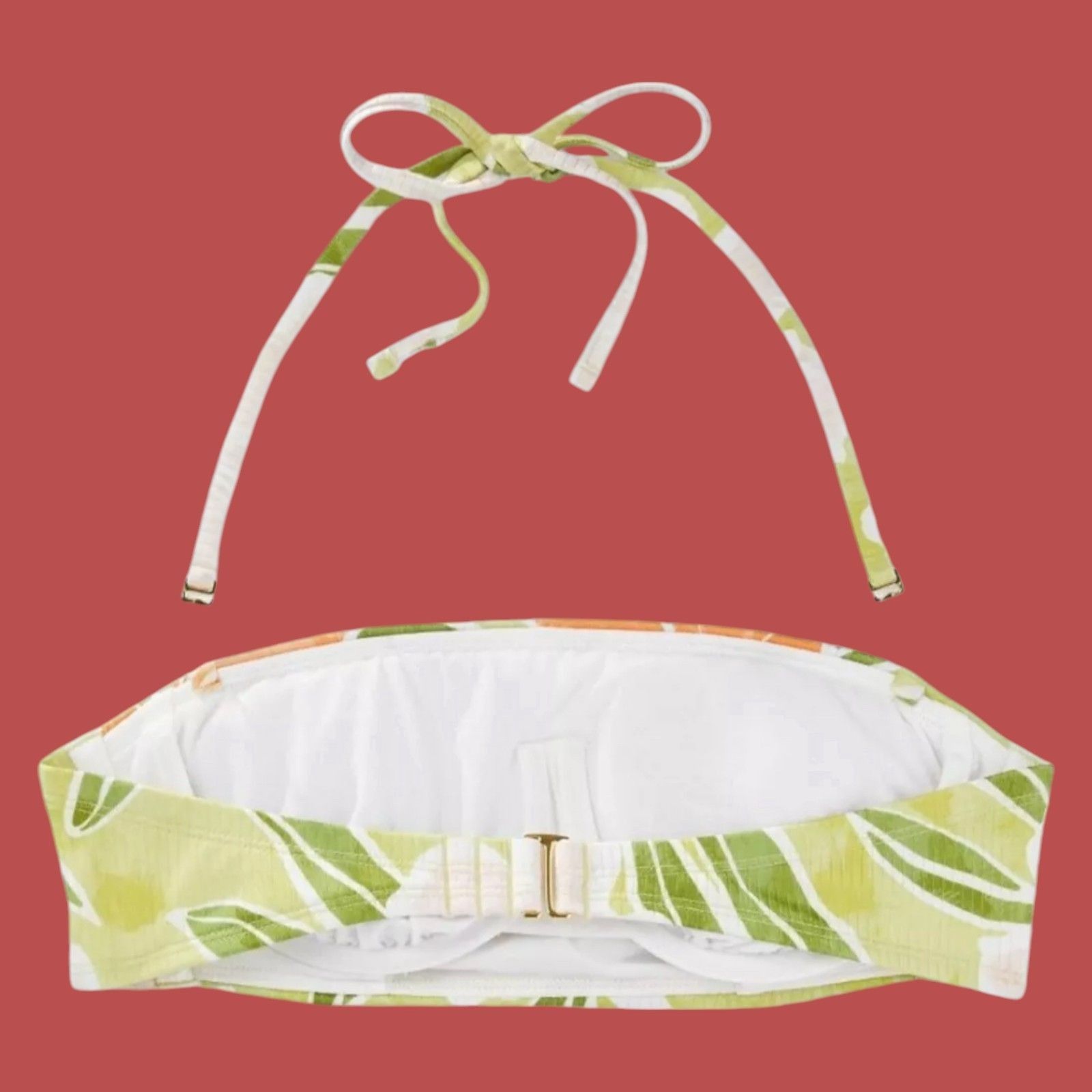 Other Shade & Shore - Women's Ribbed Hidden Underwire Bandeau Biki Size ONE SIZE - 4 Thumbnail