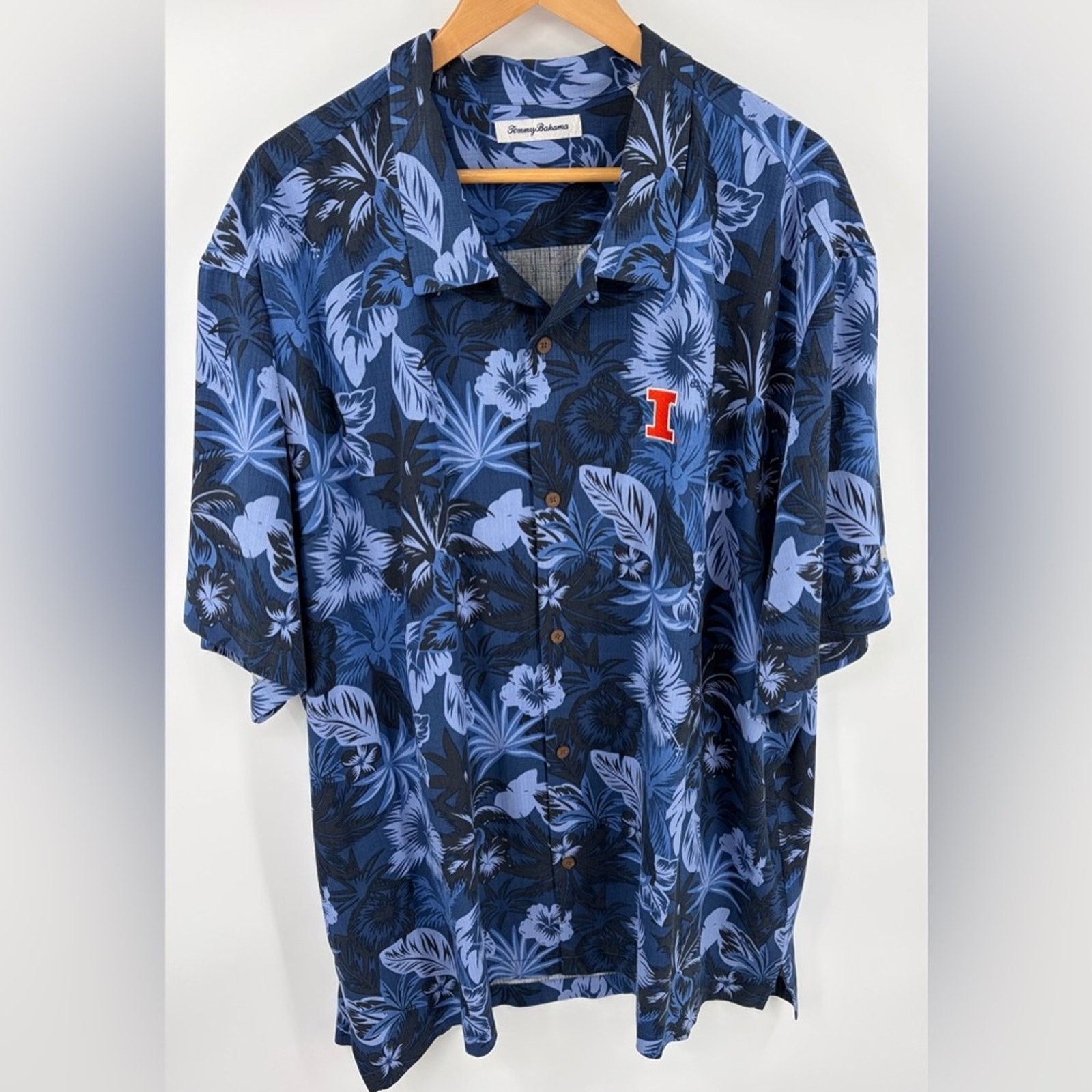 Tommy Bahama Tommy Bahama floral silk Illini camp shirt men’s XXXL NWT Size US XXL / EU 58 / 5 - 1 Thumbnail