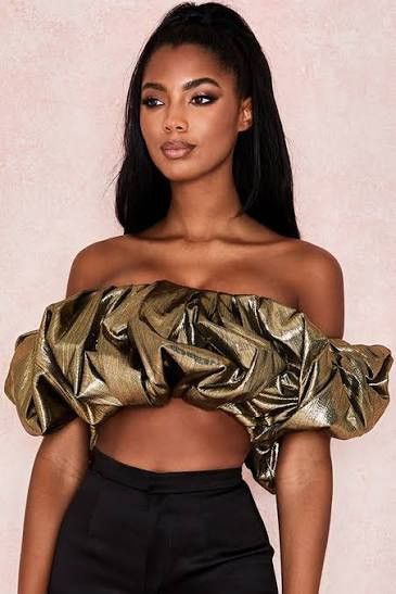 House of CB House of CB Gold Lame Ruffle Bustier Top - XS - NWT Size XS / US 0-2 / IT 36-38 - 1 Thumbnail
