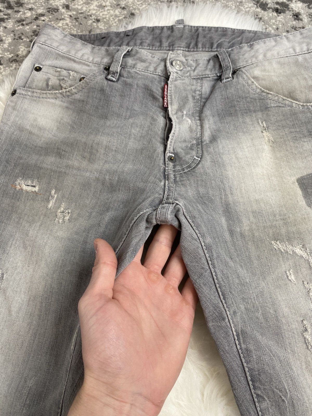 Dsquared2 × Vintage Dsquared Grey Jeans Size S-M Size US 32 / EU 48 - 11 Thumbnail