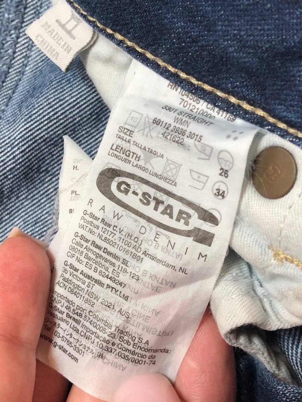 G-Star streetwear G-Star Raw jeans denim pants vintage W26 Size US 26 / EU 42 - 3 Thumbnail