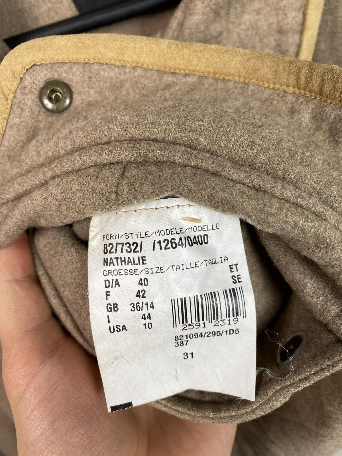 Designer × Stephan Schneider SchneiderS Salzburg Luxury women lana wool jacket Nathalie Size L / US 10 / IT 46 - 16 Thumbnail
