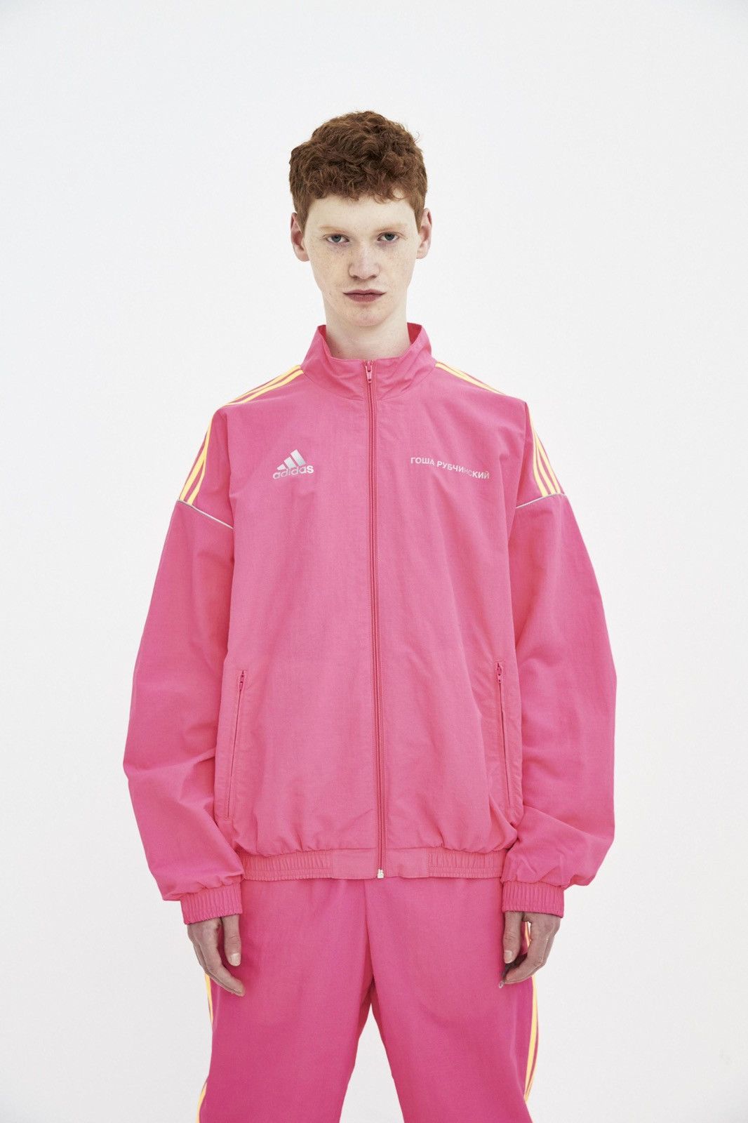 Adidas × Gosha Rubchinskiy SS 2018 Hi Vis Pink Track Pants Rare Size US 34 / EU 50 - 11 Thumbnail