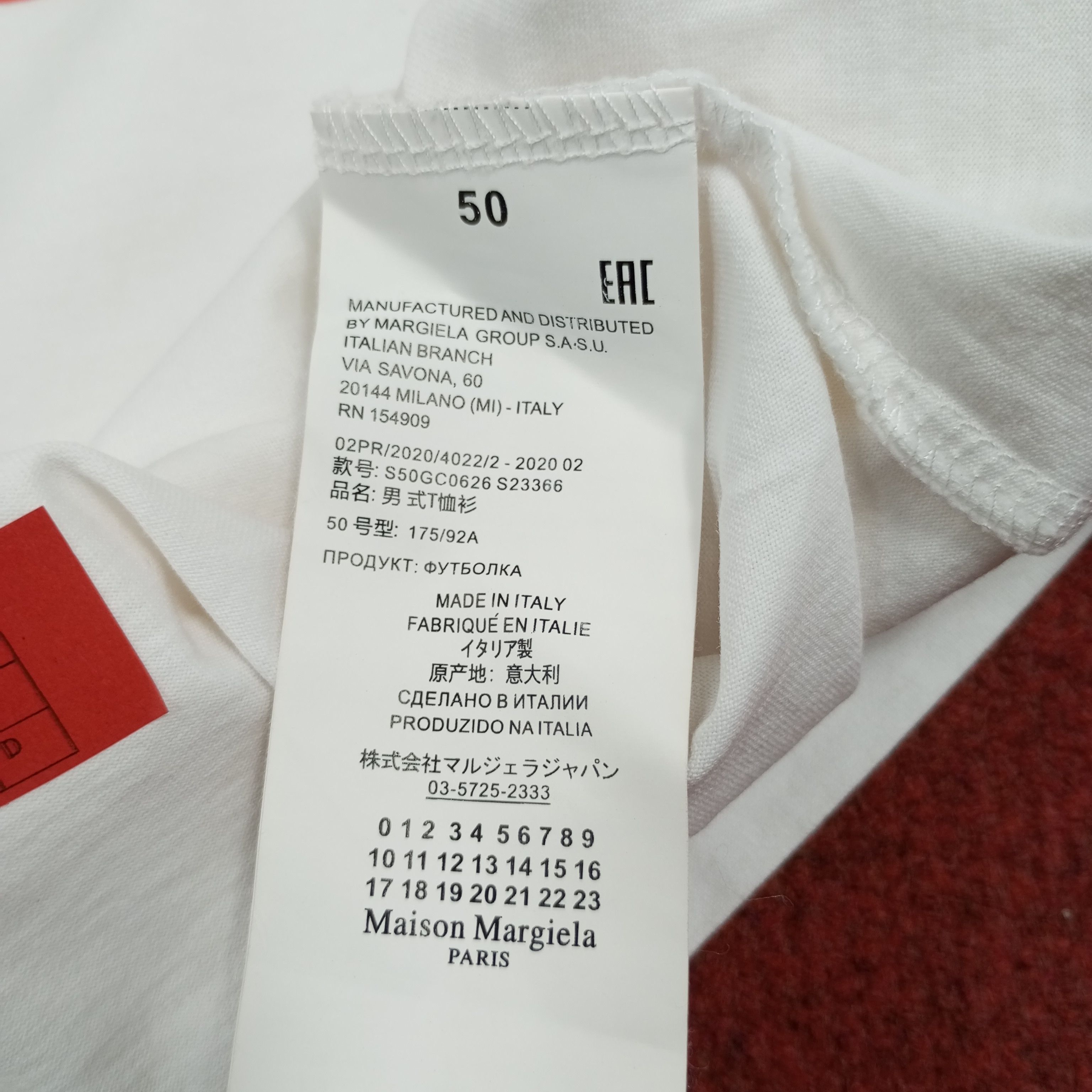 Vintage Maison Margiela Designer Brand Fashion Style Tshirt Size US XL / EU 56 / 4 - 7 Thumbnail
