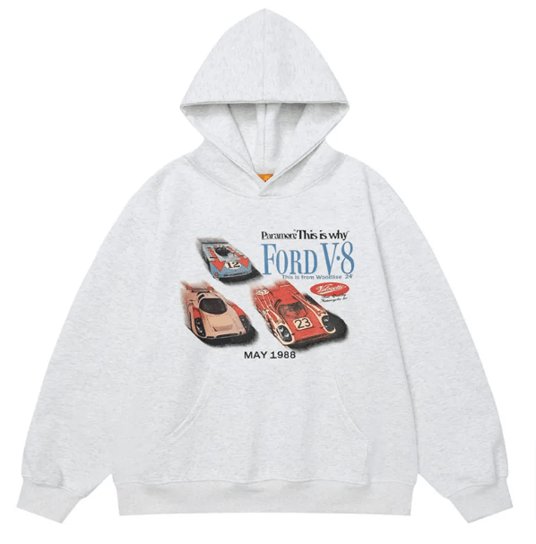 Japanese Brand × Vintage "Ford V-8-L" Hoodie Size US L / EU 52-54 / 3 - 1 Thumbnail