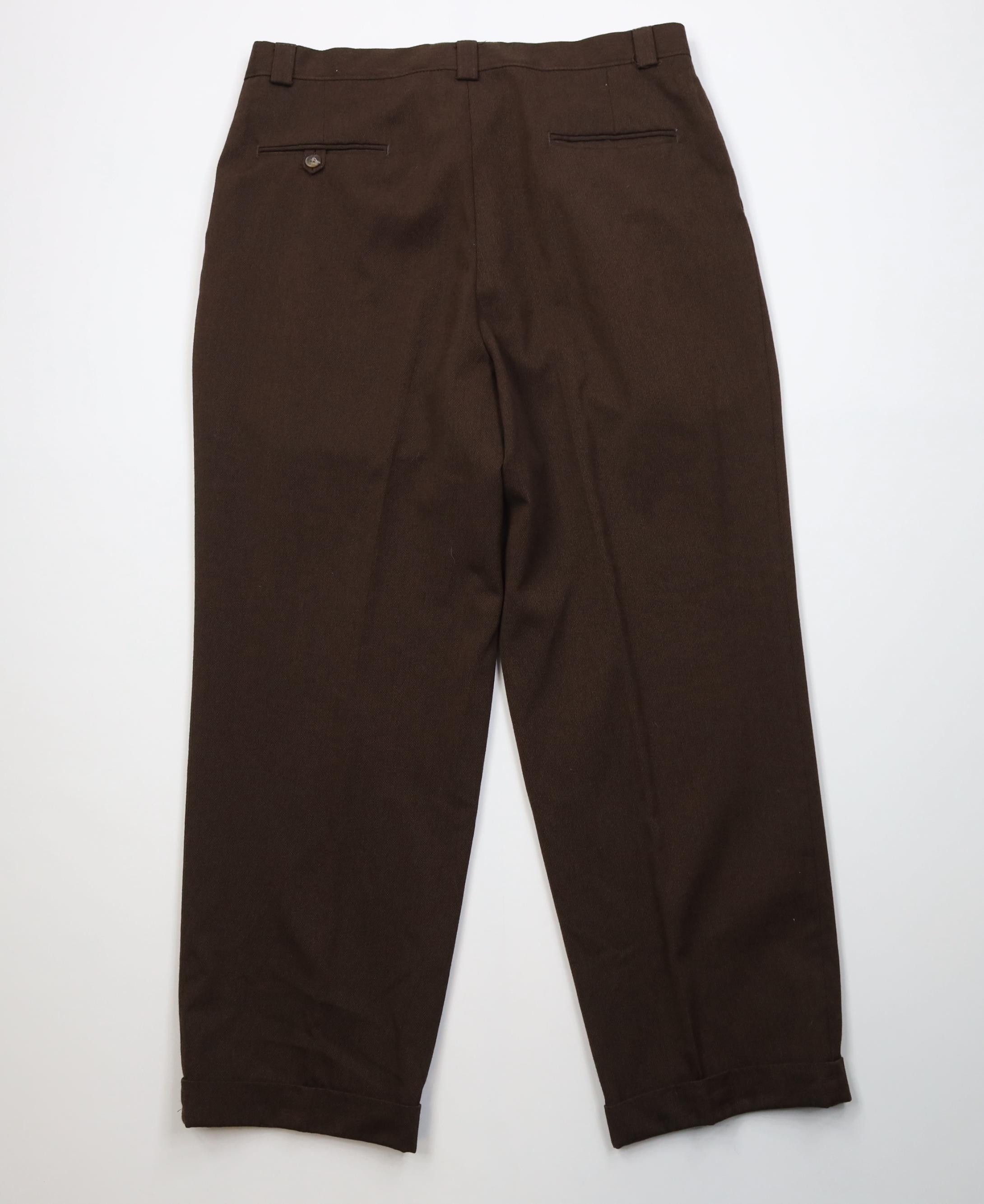 Vintage Vintage 90s Streetwear Gabardine Wide Leg Chino Pants Size US 36 / EU 52 - 10 Thumbnail