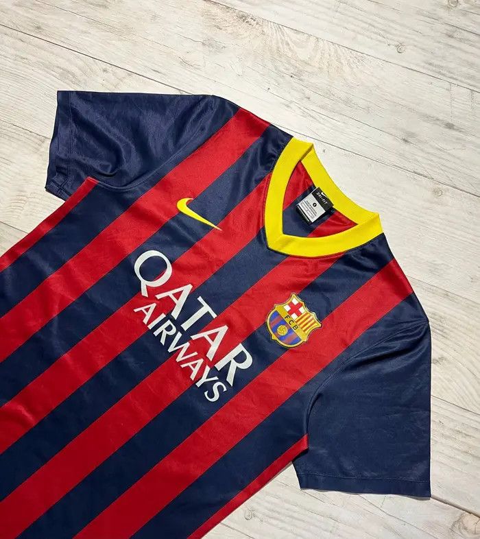 Nike Nike FC Barcelona 2013 2014 Home Shirt Soccer Jersey Size US S / EU 44-46 / 1 - 2 Thumbnail
