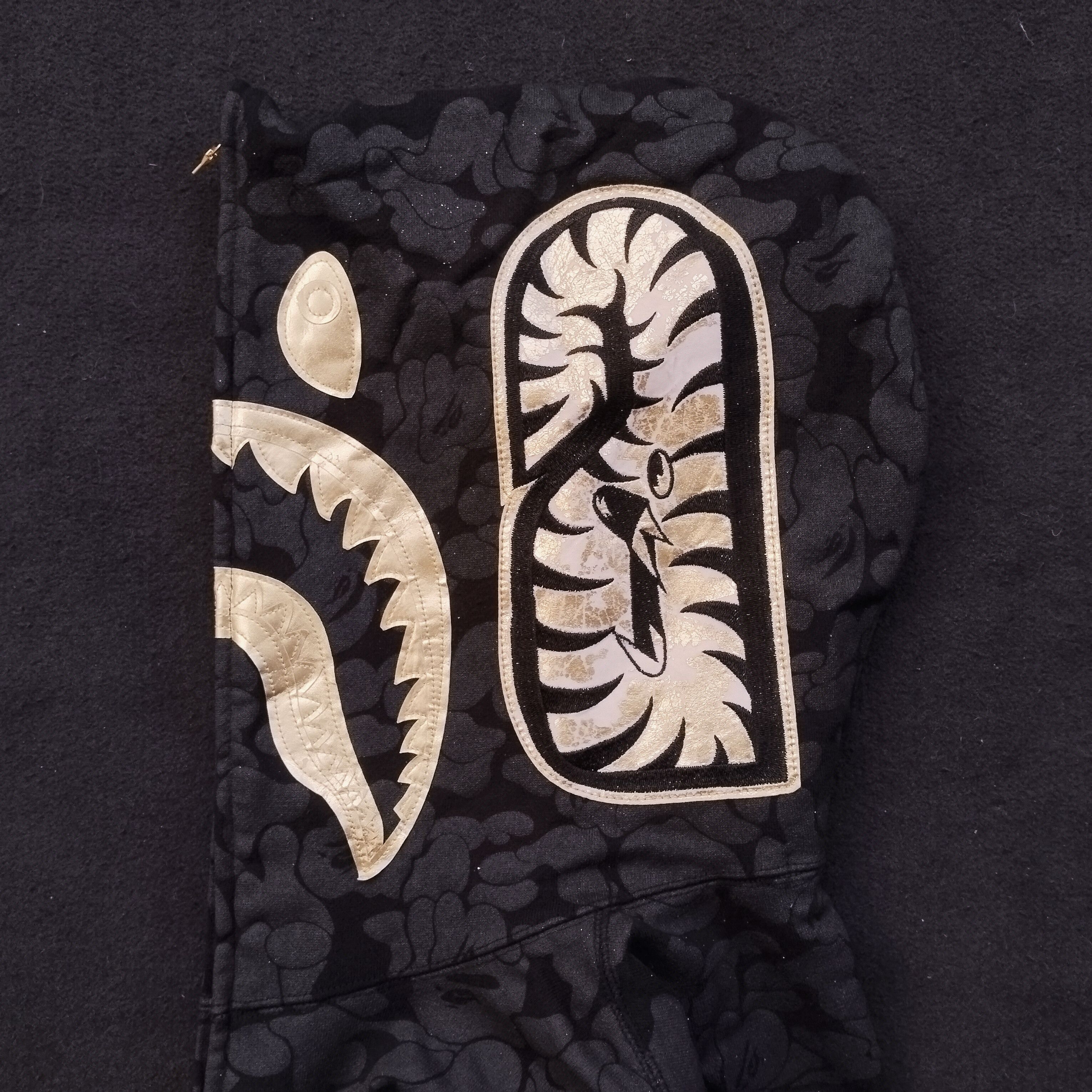 Bape Solid Camo Shark Full Zip Hoodie Size US M / EU 48-50 / 2 - 5 Thumbnail