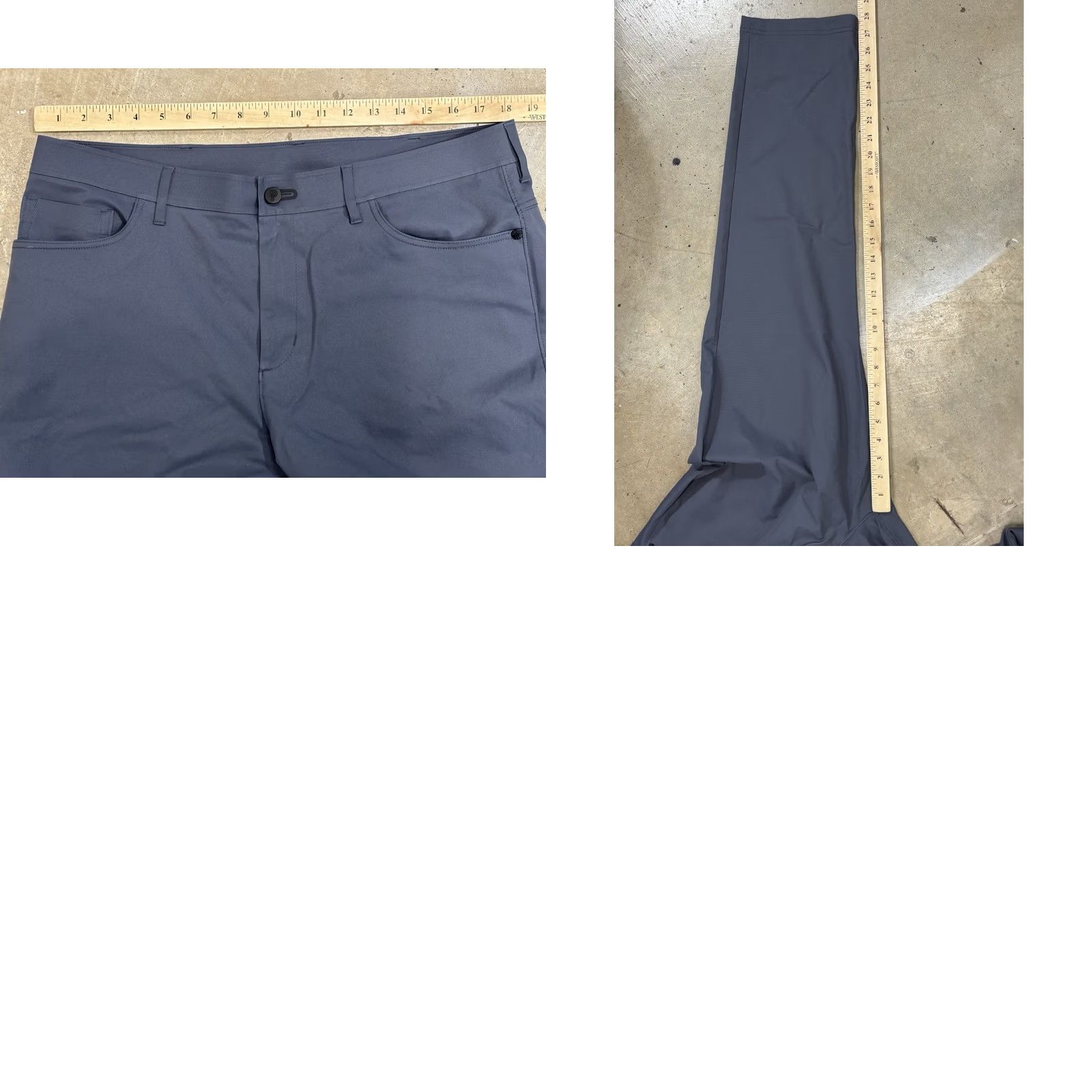Vintage Public Rec Pants Men 36 Gray Performance Chino Workday Golf 5-Pocket Straight Regular Size 36in Inseam 28in 30in2 Size US 36 / EU 52 - 8 Thumbnail