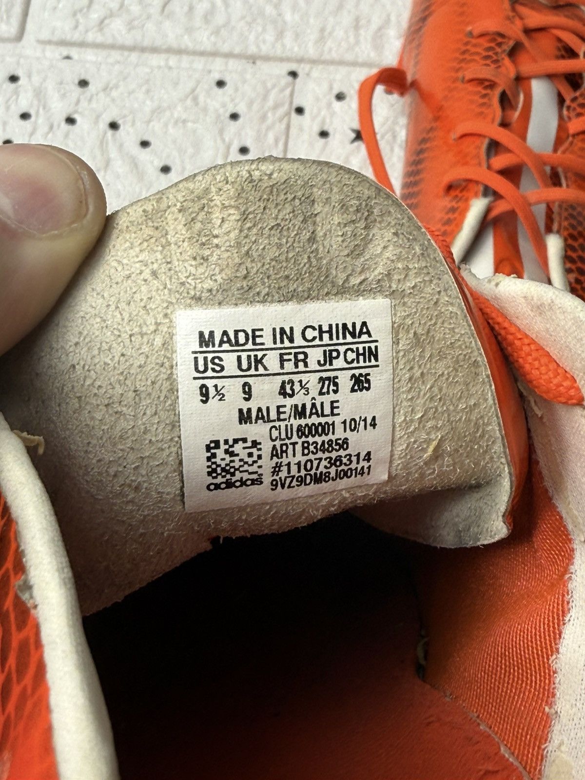 Adidas Аdidas Adizero F30 FG/AG US9.5 UK9 EUR43 Cleats Boots B34856 Size US 9.5 / EU 42-43 - 12 Thumbnail
