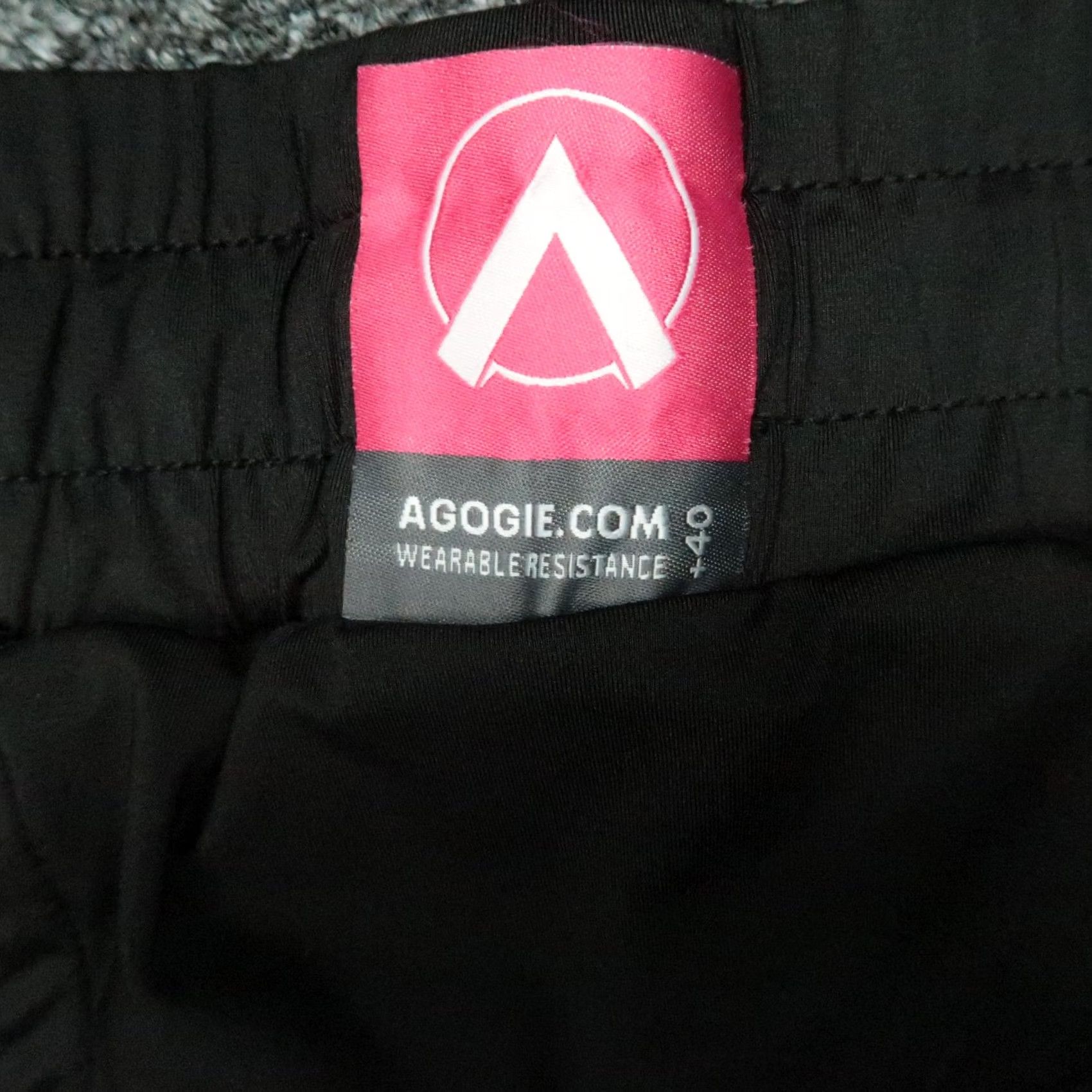 Vintage VINTAGE Agogie Pants Womens 2XL Black Athletic Track Pants Womens Size 2XL Black Elastic Waist Stretch Size 40" / US 18 - 6 Thumbnail