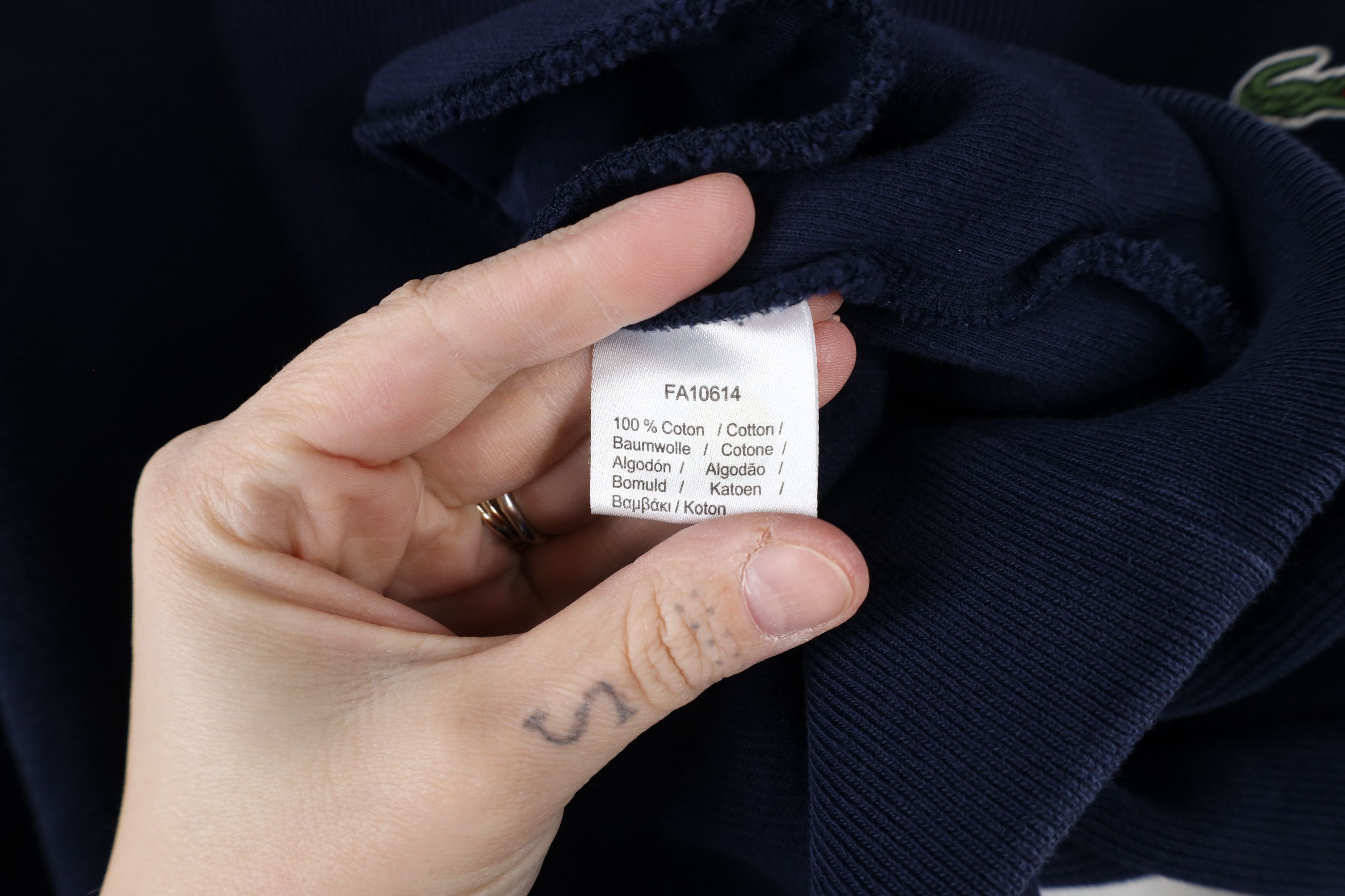 Lacoste × Vintage Lacoste Logo Cotton Ribbed Knit Half Zip Pullover Sweater Size US XXL / EU 58 / 5 - 10 Thumbnail