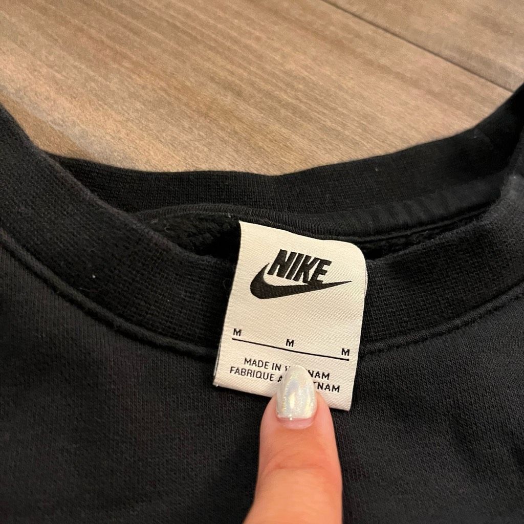 Nike Nike Double Swoosh Black Crewneck Men Medium Size US M / EU 48-50 / 2 - 5 Thumbnail