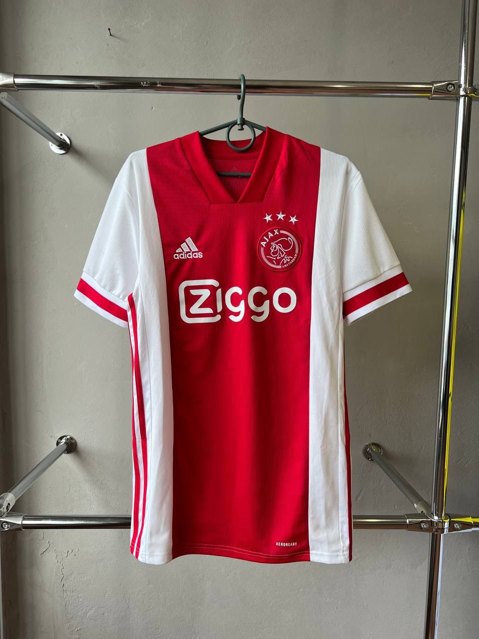 Adidas 2020/21 AJAX AMSTERDAM HOME SOCCER JERSEY SHIRT ADIDAS SZ S Size US S / EU 44-46 / 1 - 3 Thumbnail
