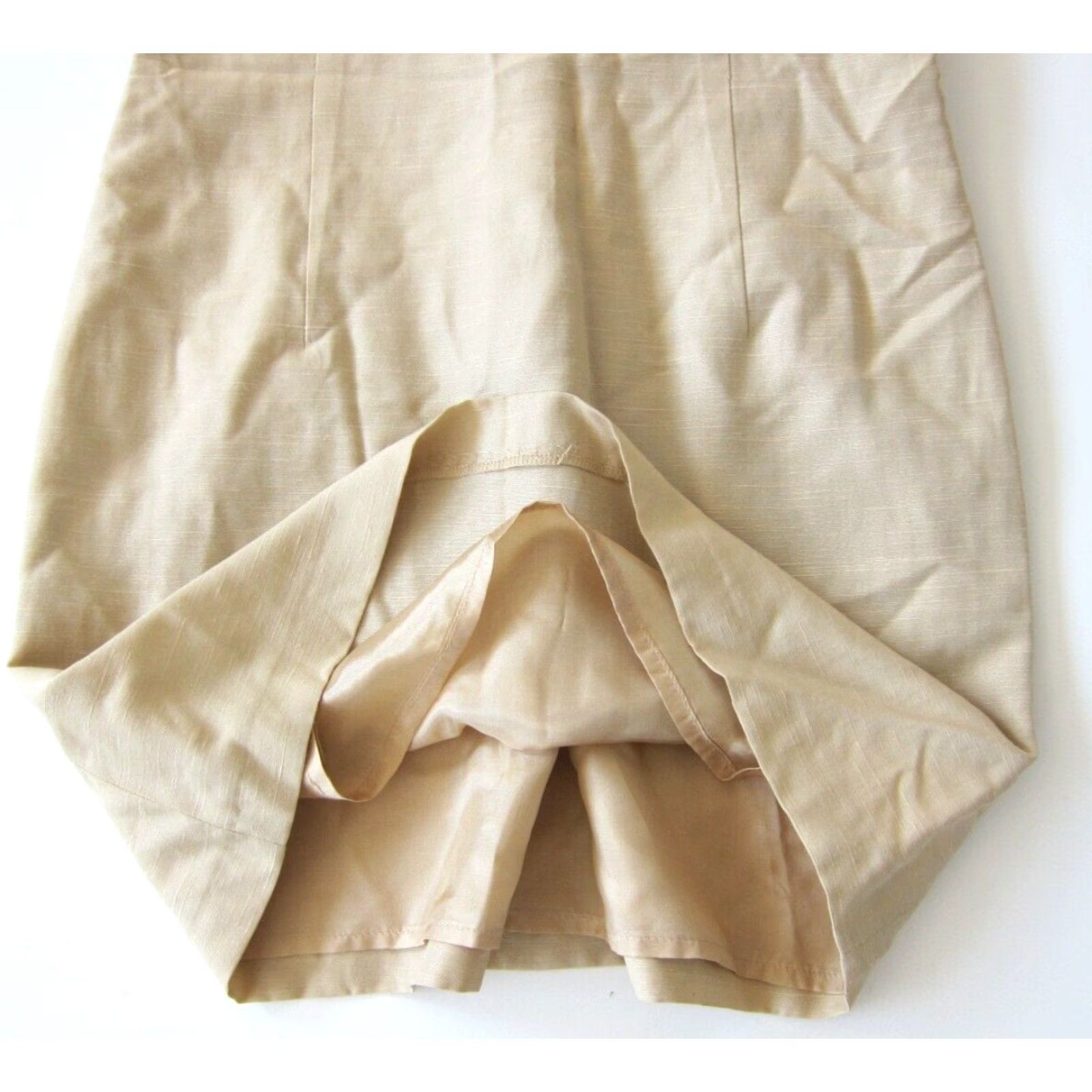 Express VINTAGE Expresso Brown Beige Rayon Embroidered Short Sheath Tank Sun Dress S-M Size 32" / US 10 / IT 46 - 7 Thumbnail