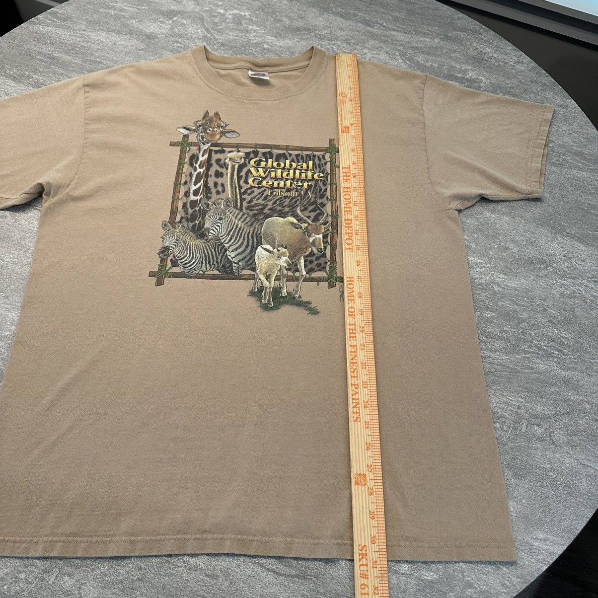 Anvil × Vintage Vintage Nature Global Wildlife Center Safari Animal Shirt Size US XL / EU 56 / 4 - 6 Thumbnail