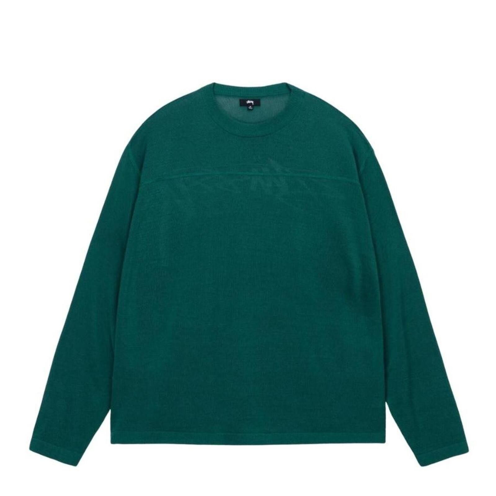 Stussy Stüssy green long sleeve football sweater Size US XL / EU 56 / 4 - 1 Thumbnail