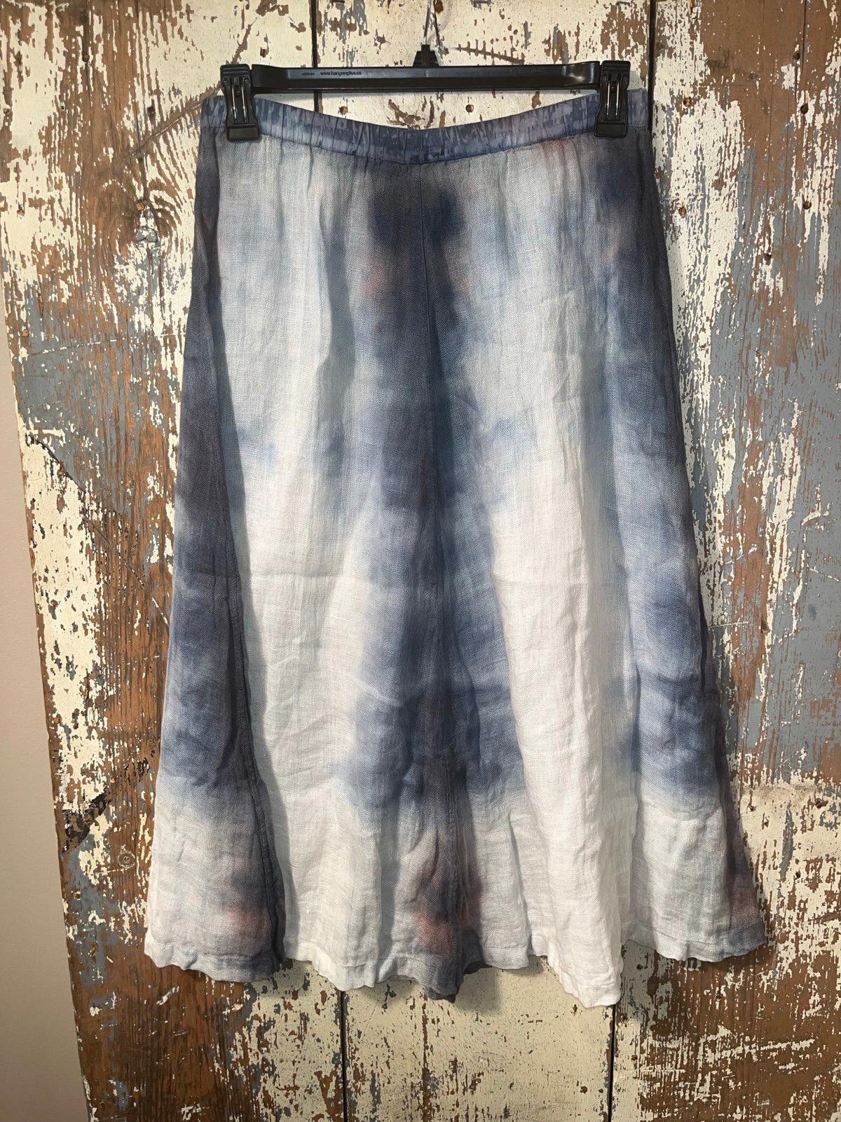 Designer Chrzaszcz Inc. skirt linen Midi length, size Medium Size 32" / US 10 / IT 46 - 2 Thumbnail