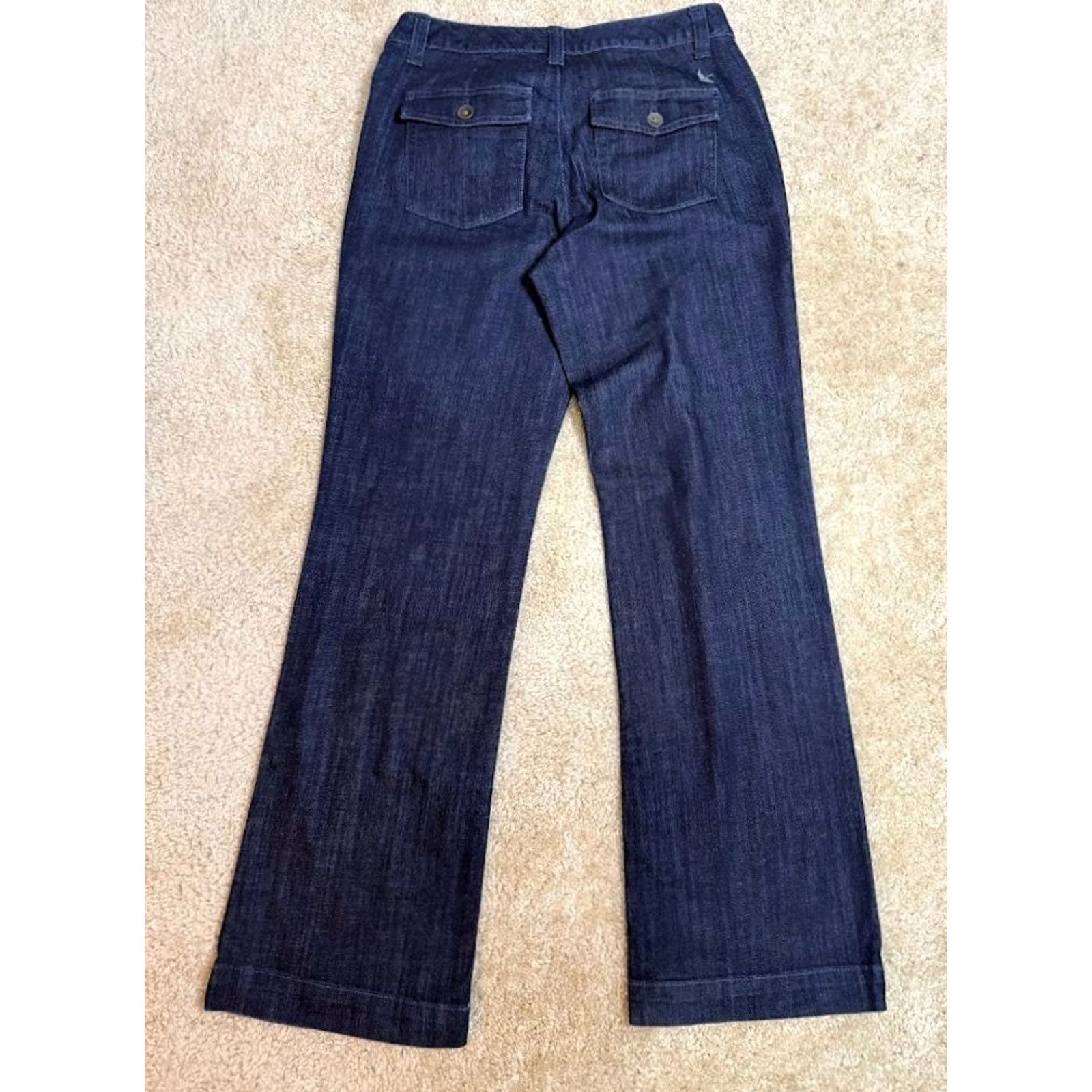 Eddie Bauer Eddie Bauer Jeans Womens 6 Bootcut Denim Jeans Blue 30x32 Regular Zip Pocket 5-Pocket Dresscode Classic Size 28" / US 6 / IT 42 - 2 Thumbnail