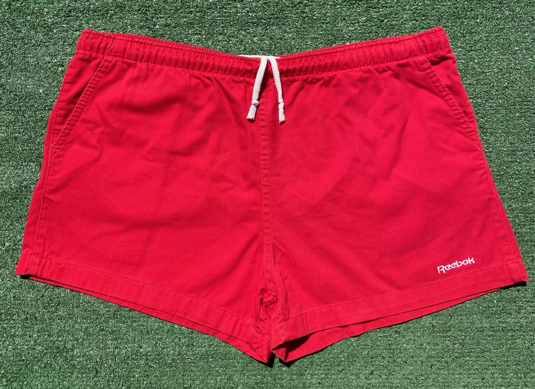 Reebok 80’s Reebok Sport Red Cotton Short Shorts Men’s Size Large Size US 36 / EU 52 - 1 Thumbnail