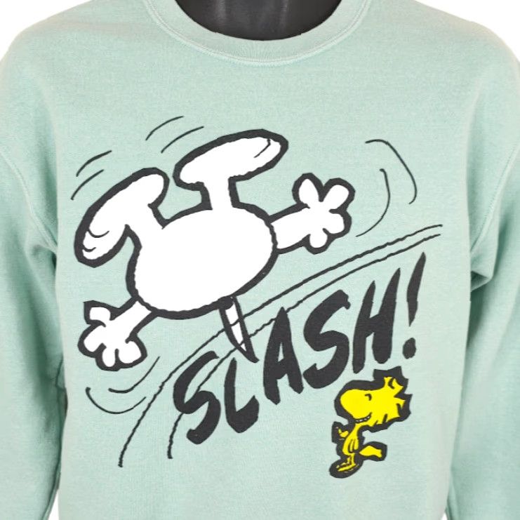 Peanuts VINTAGE Snoopy Peanuts Sweatshirt Mens Small Blue Woodstock Comic Strip Sweatshirt Size US S / EU 44-46 / 1 - 2 Thumbnail