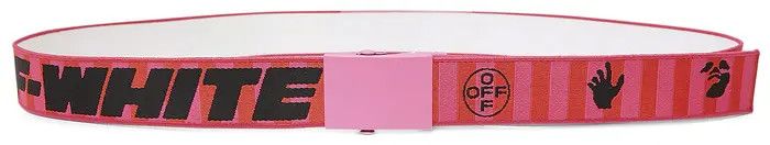 Off-White o1y1125 Size : OS / Regular Belt in Fuchsia/Black Size ONE SIZE - 2 Thumbnail