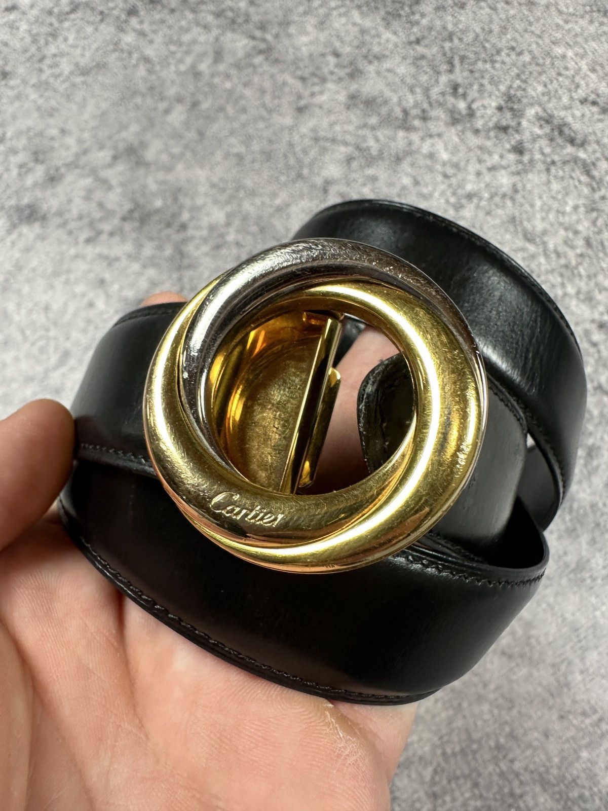 Cartier Vinatge Cartier Paris Orb Logo belts luxury style VTg USA Size ONE SIZE - 2 Thumbnail