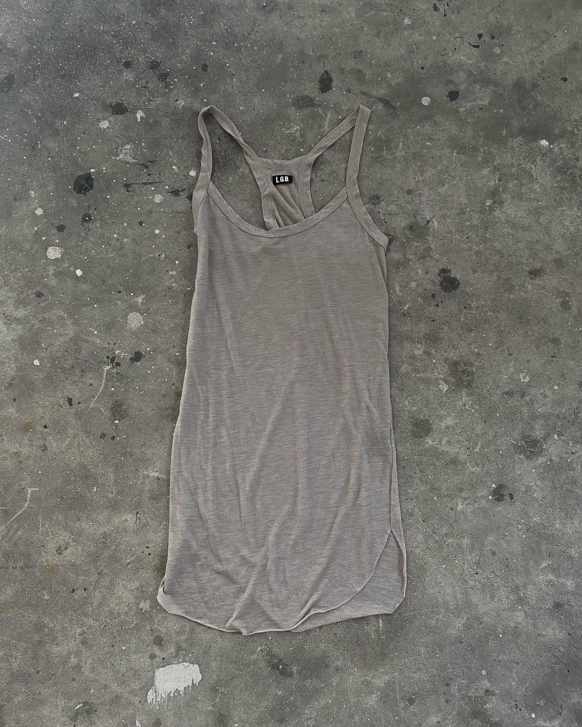 L.G.B See Through Cutted Tank Top