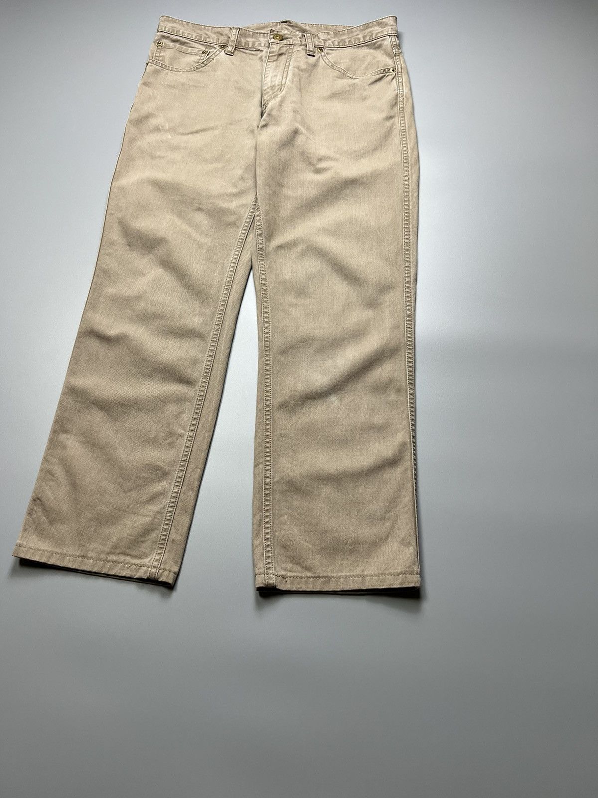 Japanese Brand × Visvim Visvim - Deer Skin Beige Mens Chino - Pants Size US 32 / EU 48 - 3 Thumbnail