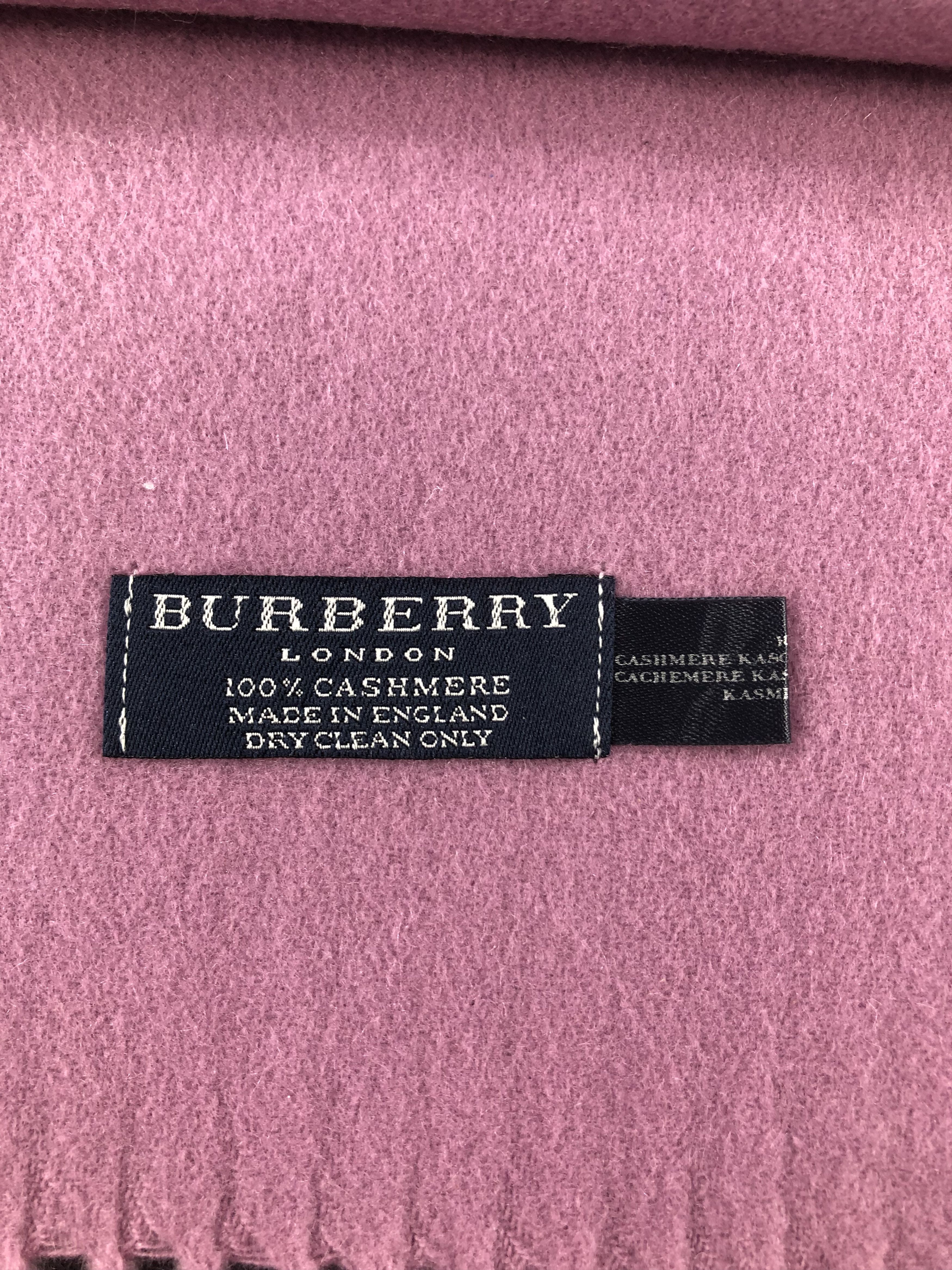 Burberry Burberry Cashmere Scarf / Muffler / Neckwear SS794 Size ONE SIZE - 5 Thumbnail