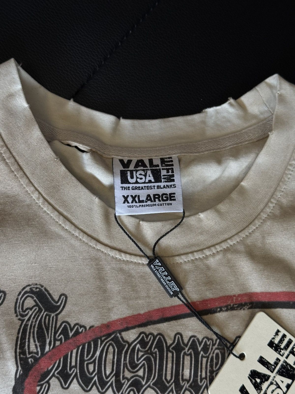 Vale Vale Valley Cream Tee Shirt Size XXL (NEW) Size US XXL / EU 58 / 5 - 6 Thumbnail