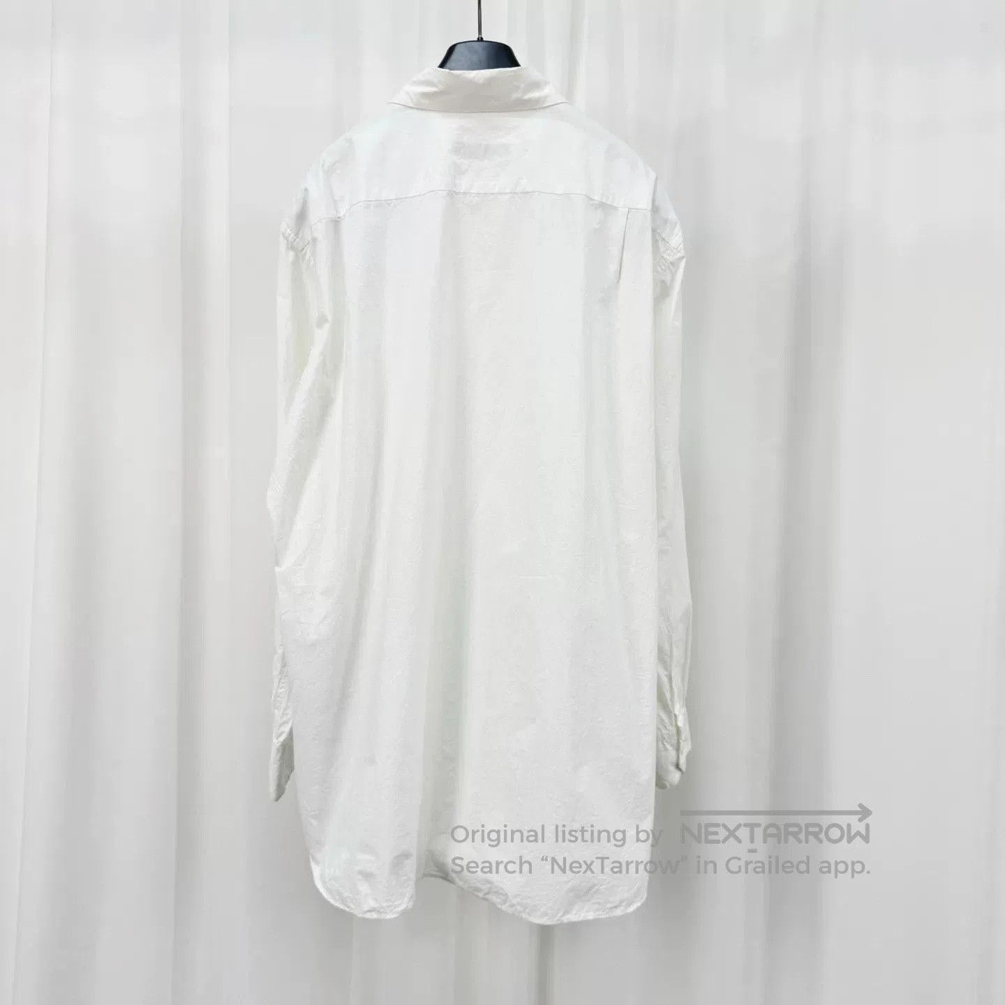 Casey Casey Casey Casey White Cotton Long Sleeve Shirt. Size US M / EU 48-50 / 2 - 2 Thumbnail