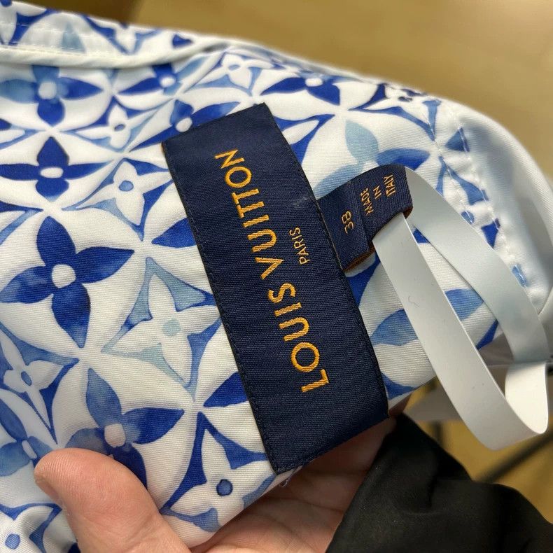 Louis Vuitton Louis Vuitton Logo Blue Full Hooded Trooper Jacket Size XS / US 0-2 / IT 36-38 - 3 Thumbnail