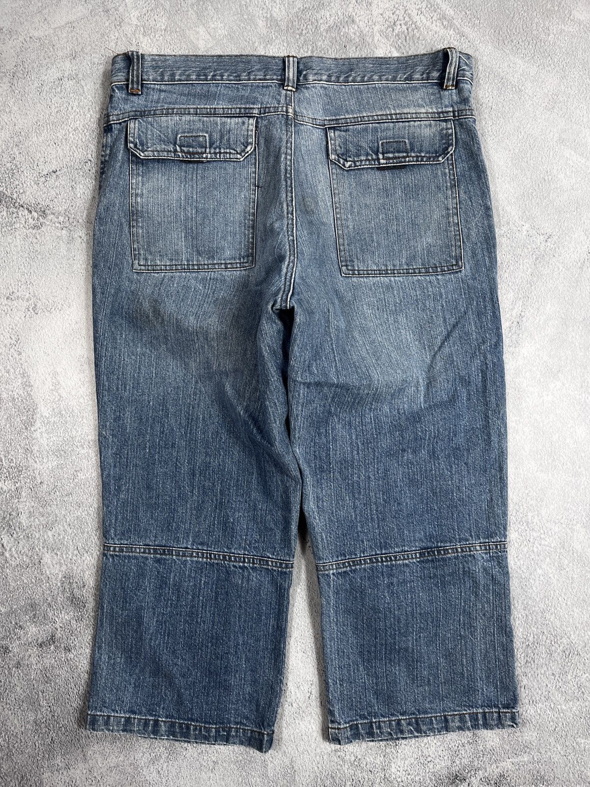 Vintage Vintage 90s 3/4 denim shorts jorts faded rap style size M Size US 32 / EU 48 - 6 Thumbnail