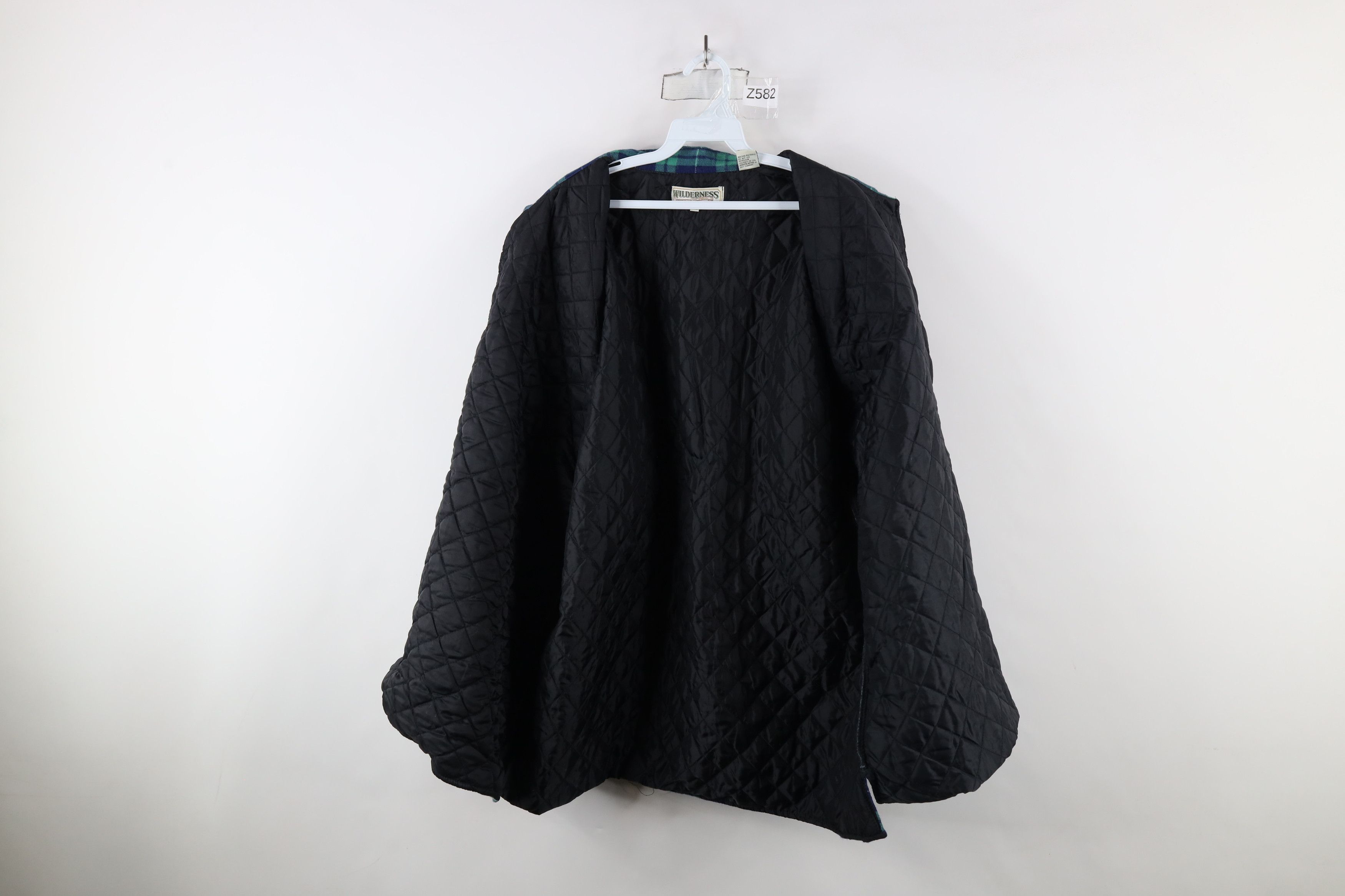 Vintage Vintage 90s Streetwear Flannel Button Shirt Jacket Jac Shirt Size US XXL / EU 58 / 5 - 9 Thumbnail