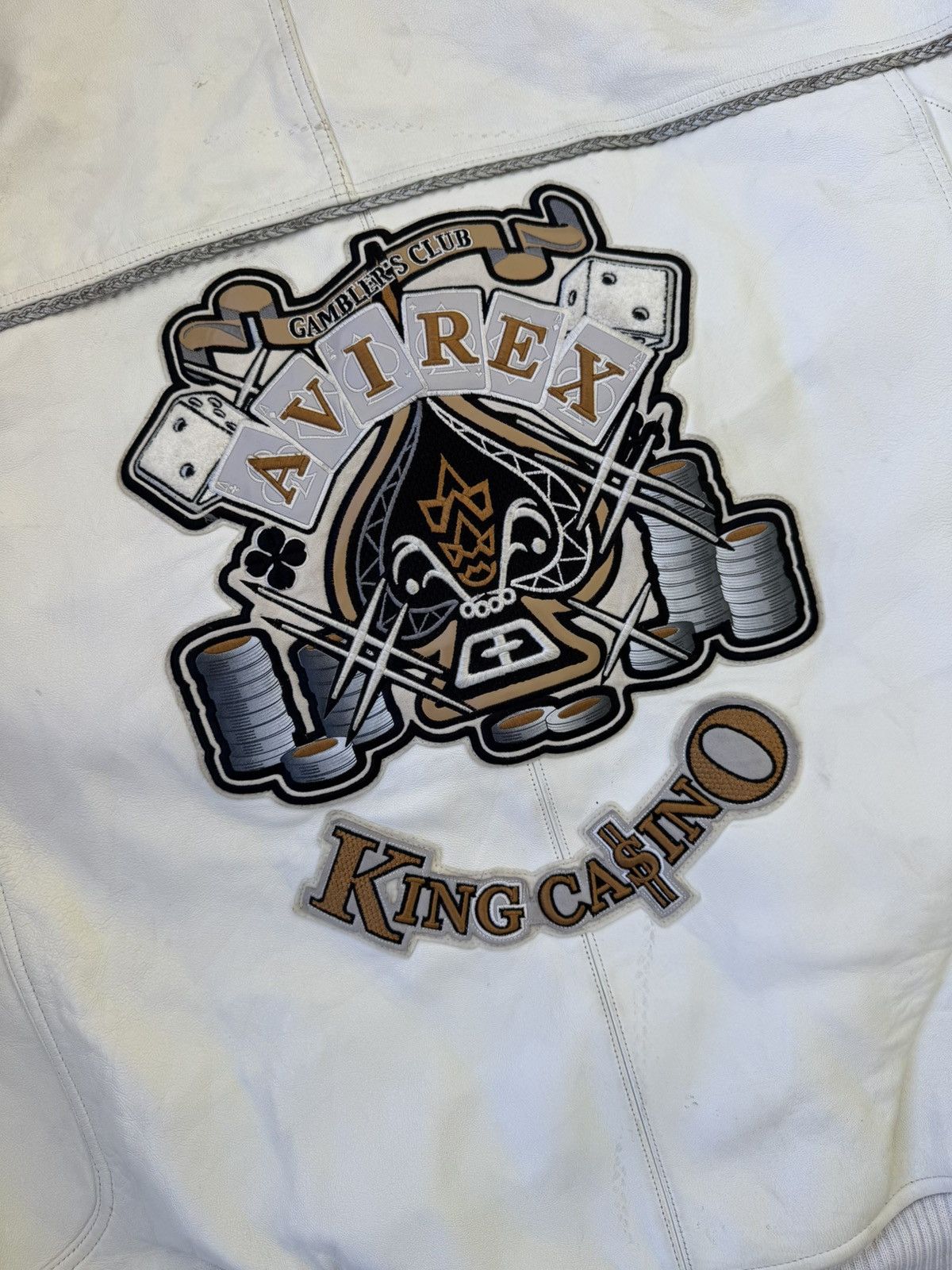 Avirex 🔥90's Avirex King Casino leather jacket Size US XXL / EU 58 / 5 - 2 Thumbnail