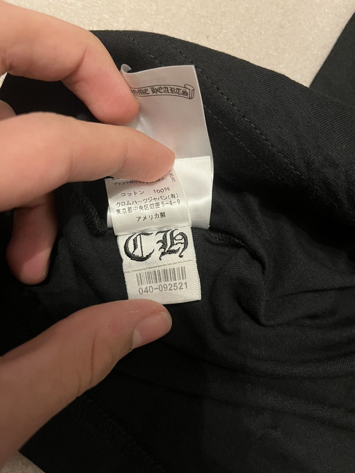 Chrome Hearts Chrome Hearts scroll tee Size US M / EU 48-50 / 2 - 11 Thumbnail