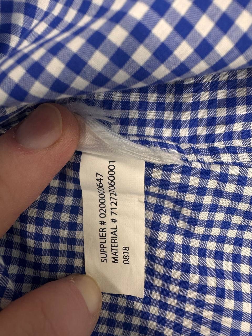 Polo Ralph Lauren Polo Ralph Lauren Men's Checkered Shirt Blue White Size S Size US S / EU 44-46 / 1 - 6 Thumbnail
