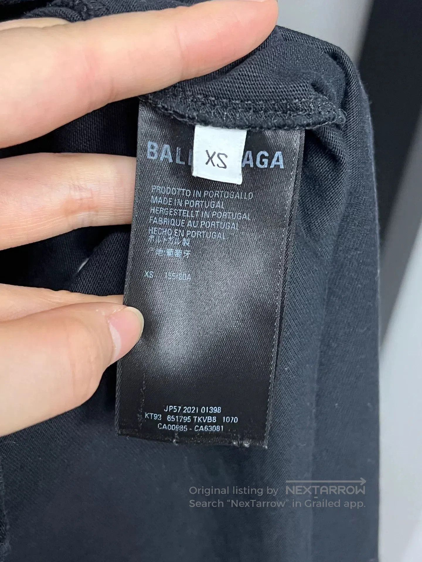 Balenciaga balenciaga distressed short sleeve t. Size US XS / EU 42 / 0 - 3 Thumbnail