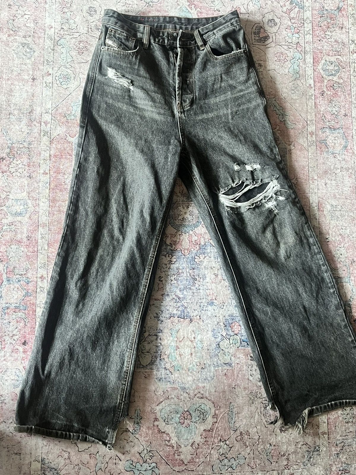 Diesel Diesel distressed denim - Y2K archive vintage wash Size US 37 - 1 Thumbnail