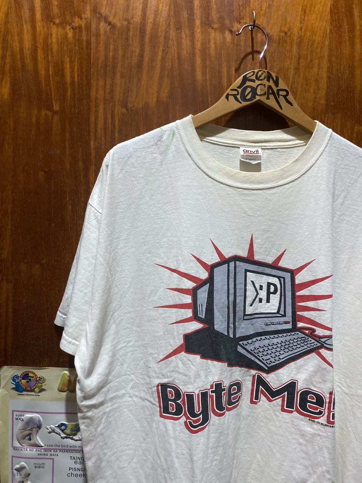 Vintage Vintage 1998 BYTE ME TECH TEE Size US XL / EU 56 / 4 - 2 Thumbnail