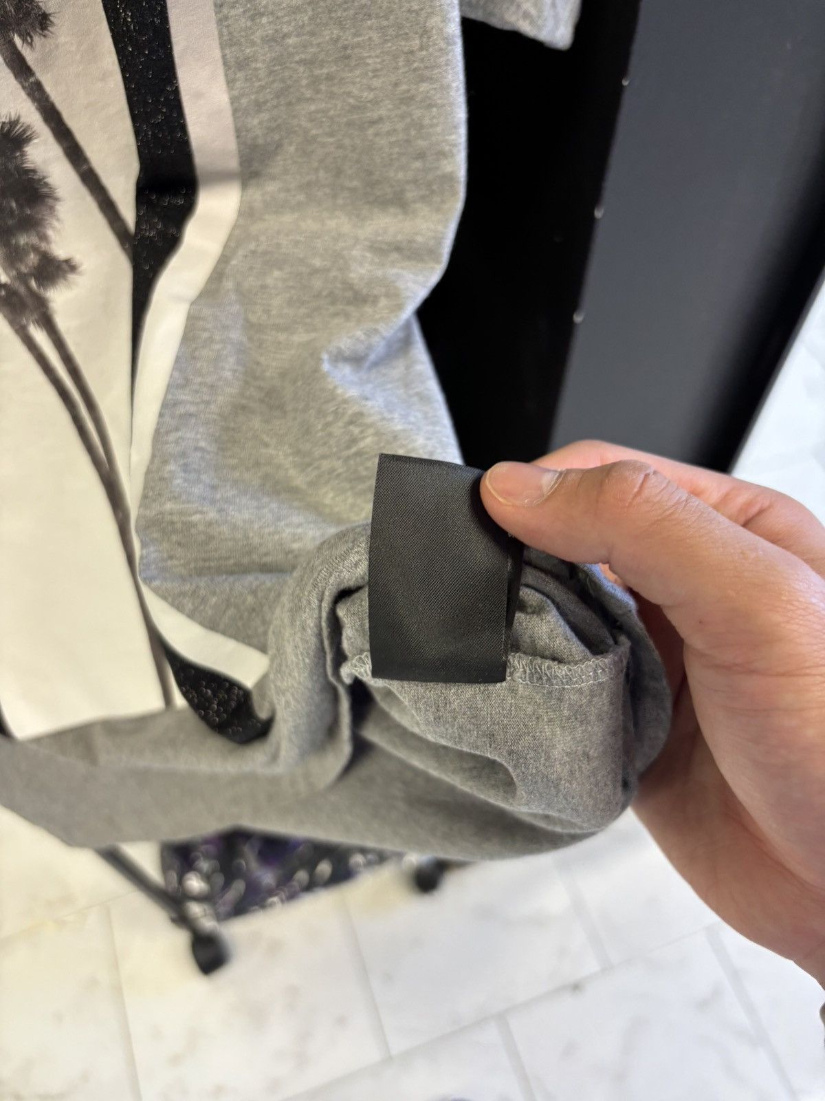 Palm Angels Palm Angels Palm Trees tee grey Size US S / EU 44-46 / 1 - 7 Thumbnail