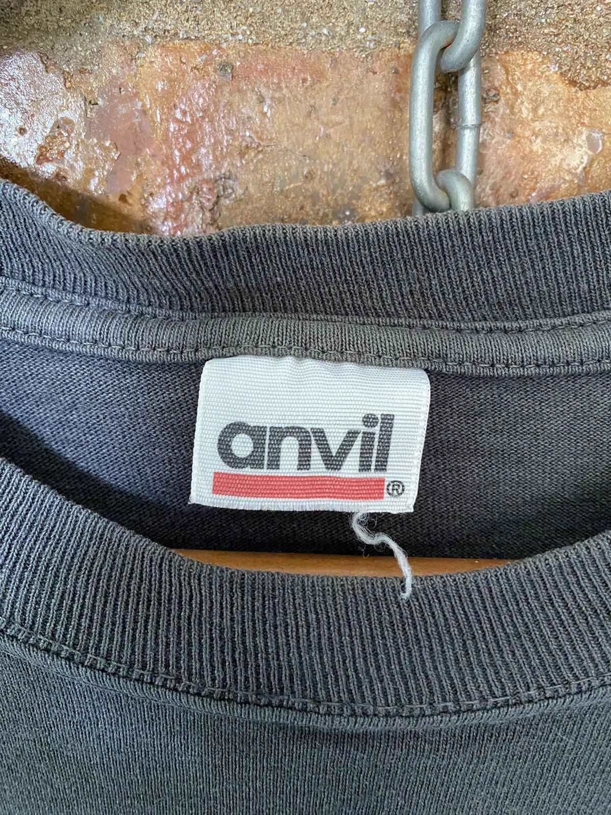 Anvil × General Research × Vintage 1990s Anvil Stop Biology war Peace Out tee Size US S / EU 44-46 / 1 - 9 Thumbnail