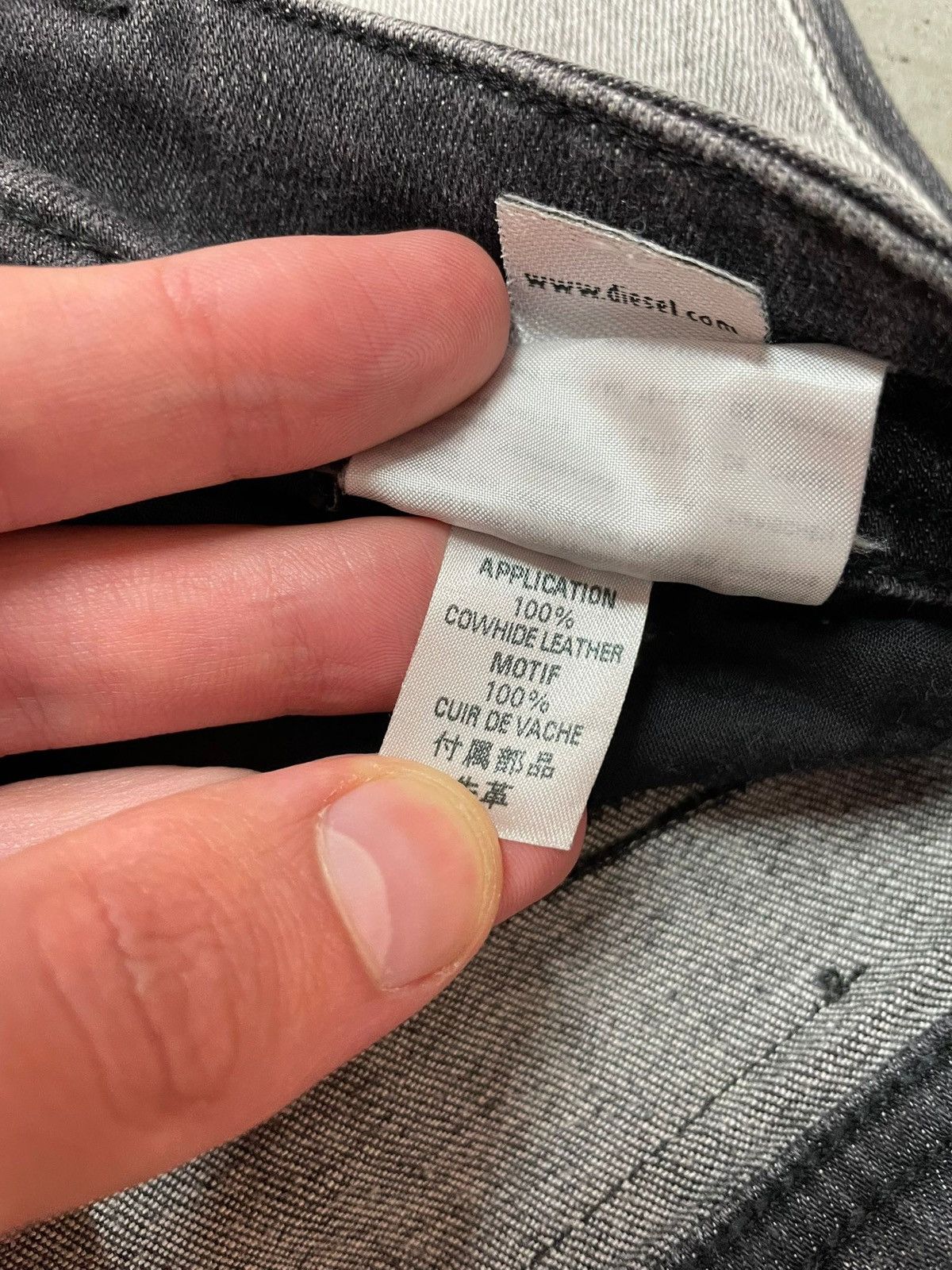 Diesel Diesel Jeans Black/White Denim Size US 32 / EU 48 - 15 Thumbnail
