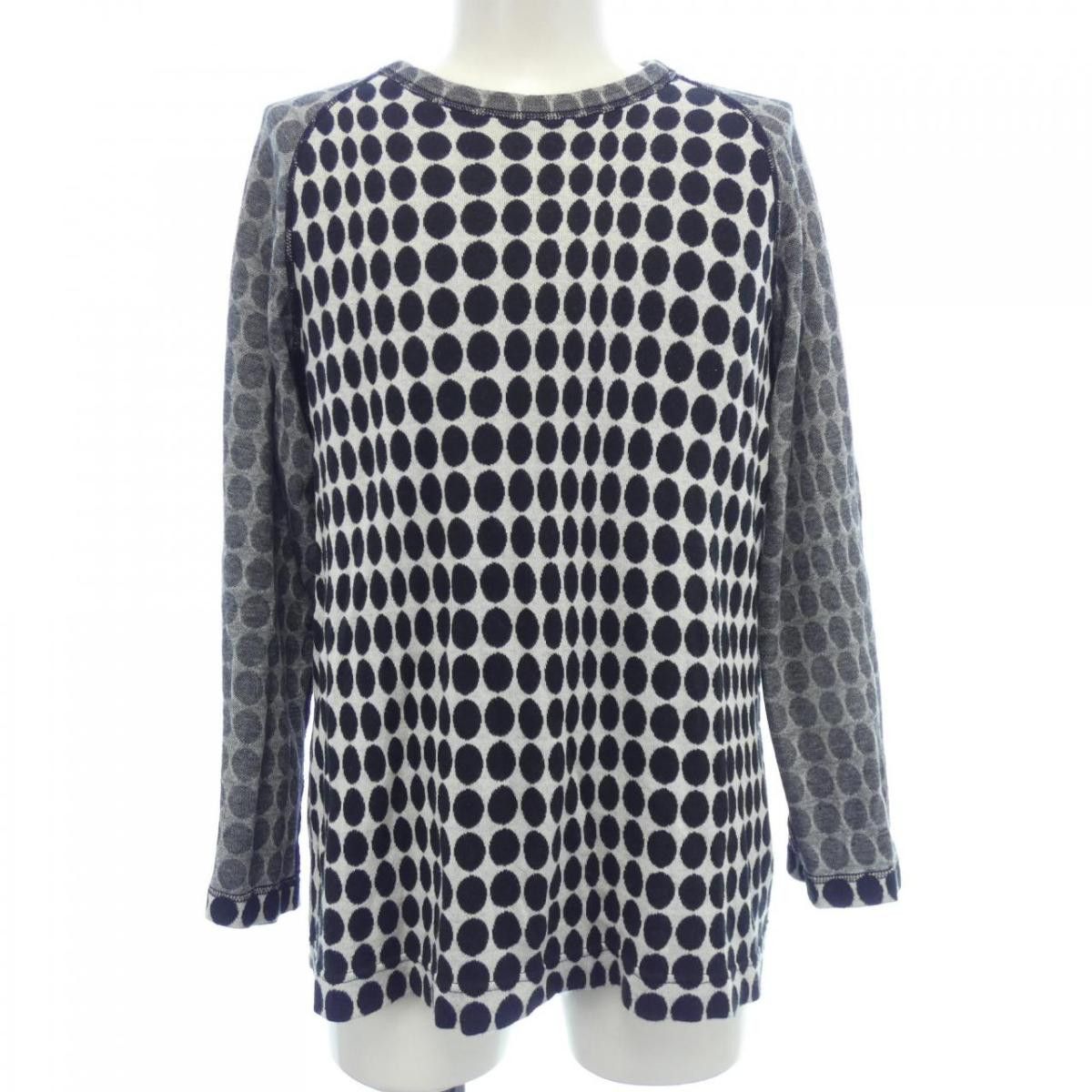 Comme des Garcons Homme Plus Sweatshirt Polka Dots Pullover Black, White, Gray Size US S / EU 44-46 / 1 - 1 Thumbnail