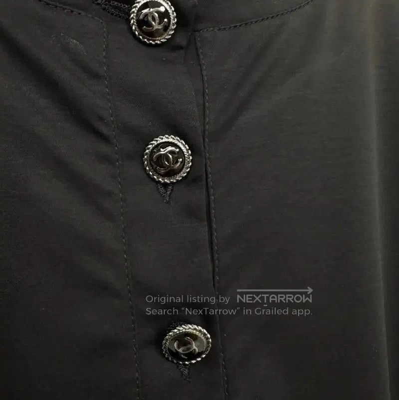 Chanel Chanel Black Summer Short Sleeve Dress . Size XL / US 12-14 / IT 48-50 - 3 Thumbnail